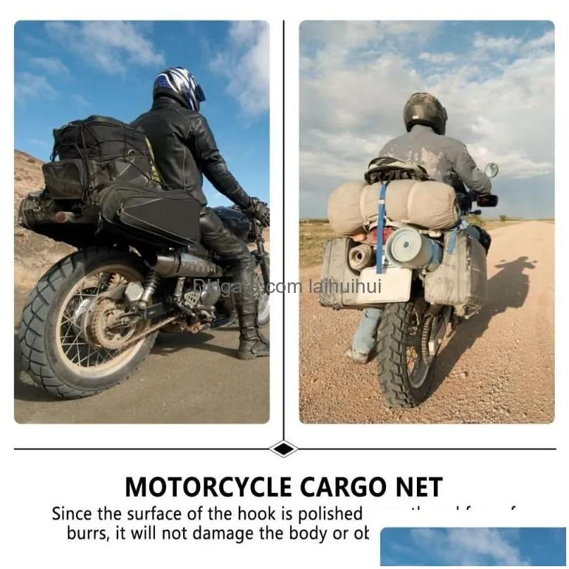 car organizer 1pc durable bike latex luggage net motorcycle fuel tank mesh cargo