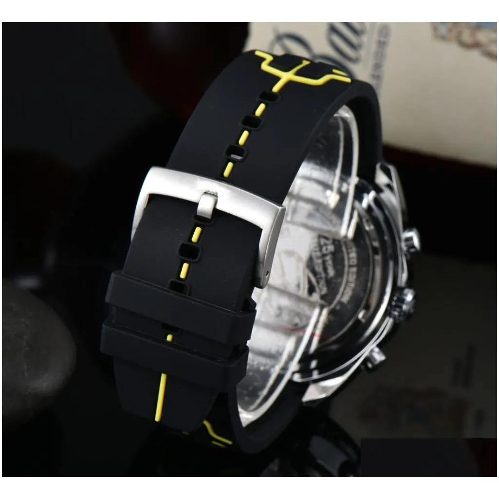 Women`S Watches Aaa High Quality Mens Watches Quartz Movement Pilot Watch All Dial Work Chronometre Wristwatch Leather Strap Stainles Dhl3P