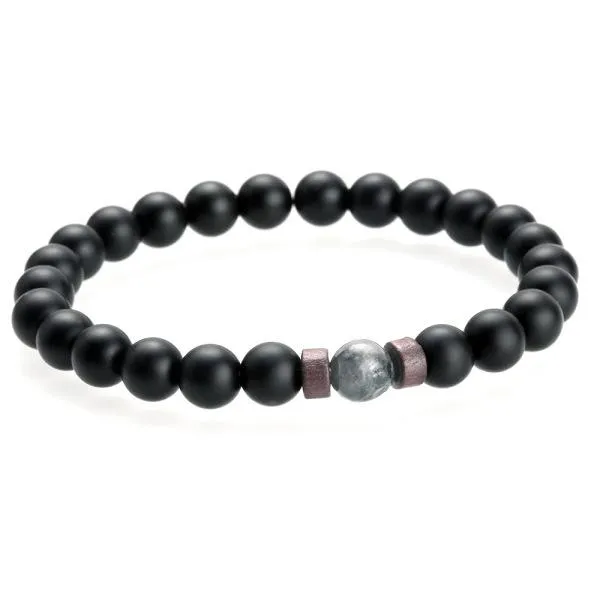 accessories mens volcanic stone bracelet natural moonstone bead jewelry european obsidian bracelet