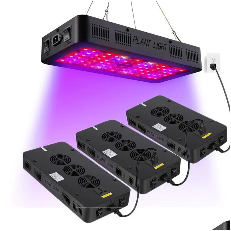 double switch led grow lights 900w 600w full spectrum with veg and bloom model for indoor greenhouse grow tent