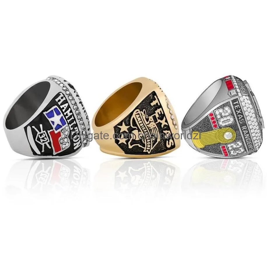 2010 2011 2023 baseball rangers seager team champions championship ring with wooden display box set souvenir men fan gift