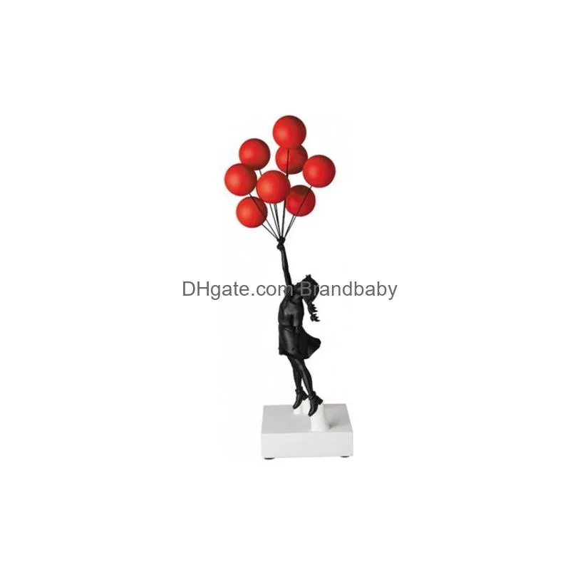 Movie & Games New Banksy Street Art Flying Balloons Girl Balloon Scpture Trend Decoration For Children58X15X15Cm Drop Delivery Toys Gi Dhyai