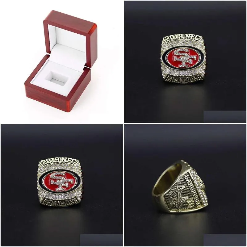 Band Rings New San Fran 49 Person Championship Ring Drop Delivery Jewelry Ring Dhl4Q