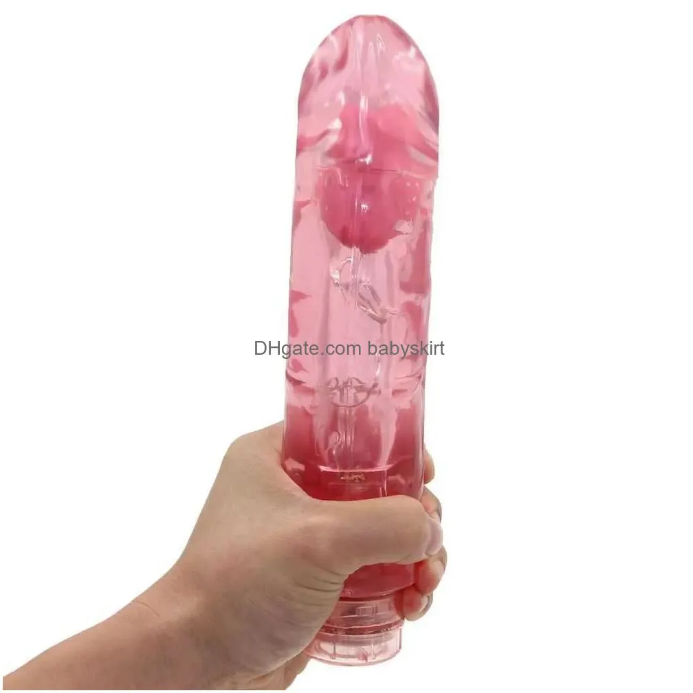 Other Skin Care Tools Vibrators Waterproof Big Jelly Dildo Vibrator G Spot For Women Clitoris Stimator Adt Toys Woman Shop 1115 Drop D Dhlsj