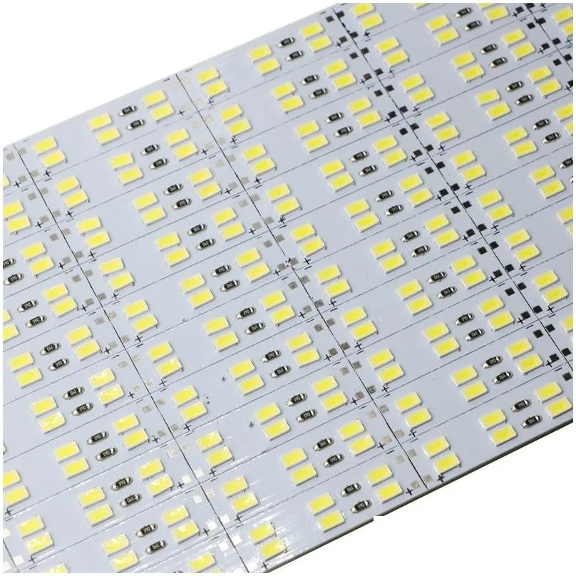 double row 1m dc 12v 144pcs x smd 5630 5730 led bar rigid led strip 100cm cabinet light white 50m/lot