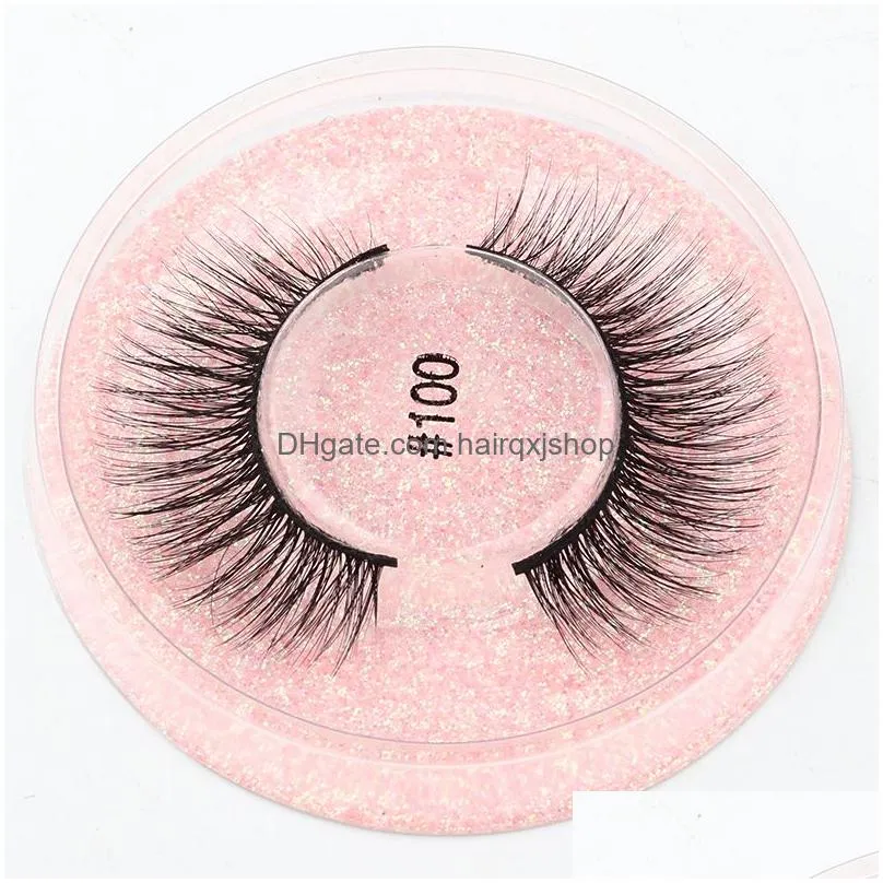 False Eyelashes 100% Handmade Wholesale Faux Mink Eyelashes In Bk Lashes Natural Long False Makeup Drop Delivery Health Beauty Makeup Dhlqe