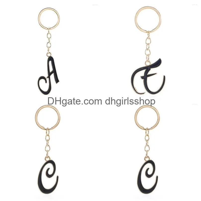 Keychains & Lanyards Keychains Fashion Women Men Female Sliver Color Gold Stainless Round Circle Keychian Jewely Drop Delivery Fashio Dhmzg