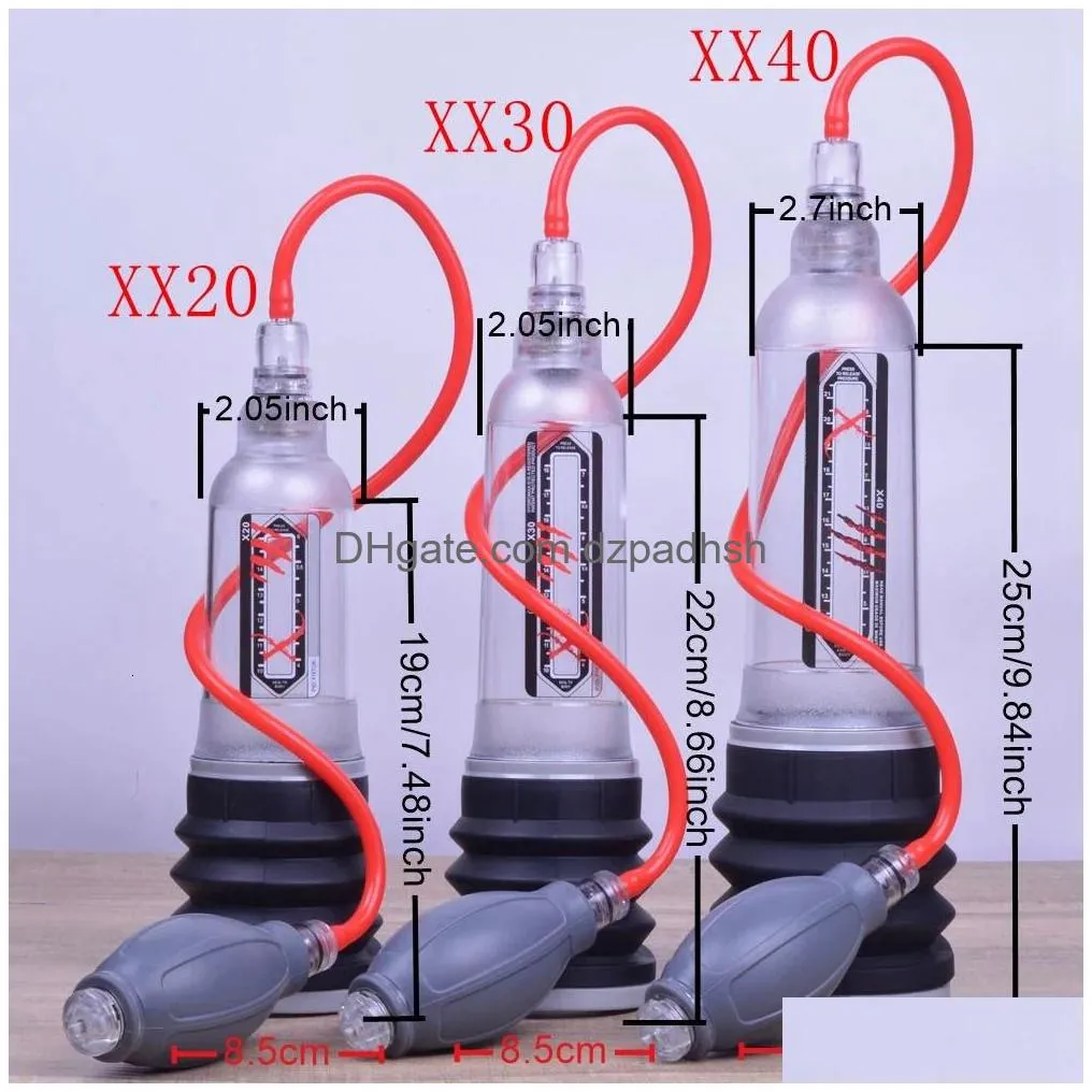 pump toys vacuum pump x20 x30 x40 x7 penis pump penis enlargement enhancer water pump extender penis longer device stretcher male toy