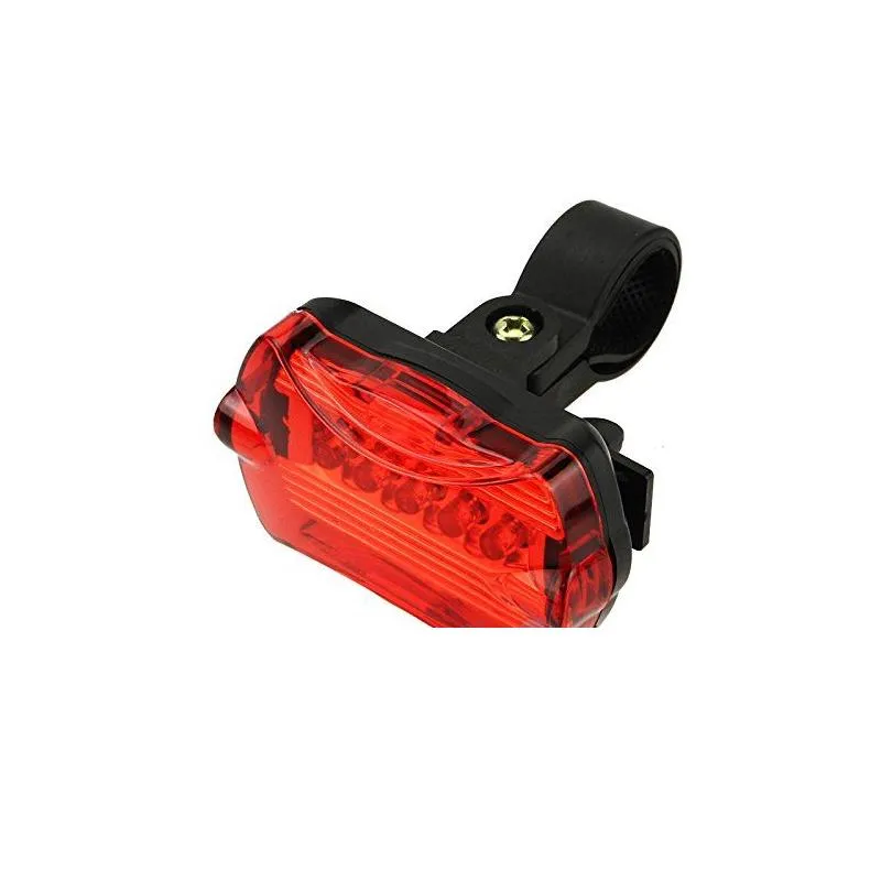 torches bike light set waterproof 5 led lamp bicycle front headlight rear safety taillight flashlight taillights