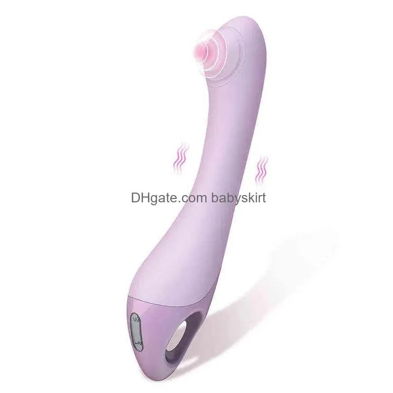 Other Skin Care Tools Nxy Vibrators Tracys Dog Bendable Finger Shaped Pecker G Spot Vibrator Psator With Dual Motors 5 Psating 10 Woma Dh6Vj