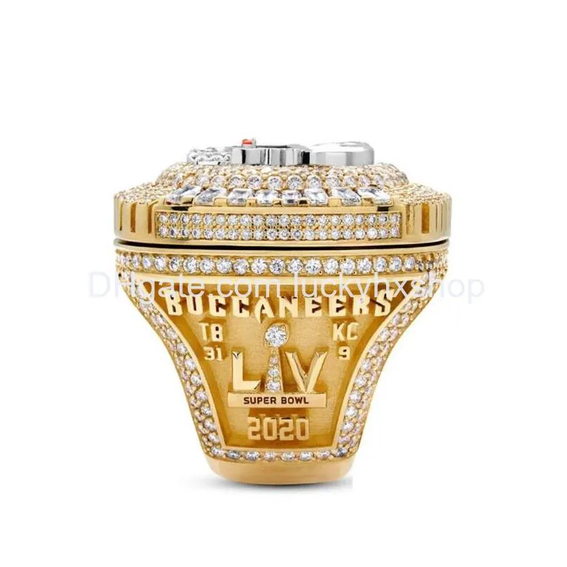 Fanscollection  Bay Pirates Wolrd Champions Team Championship Ring Sport Souvenir Fan Promotion Gift Wholesale Drop Delivery Dhcl1