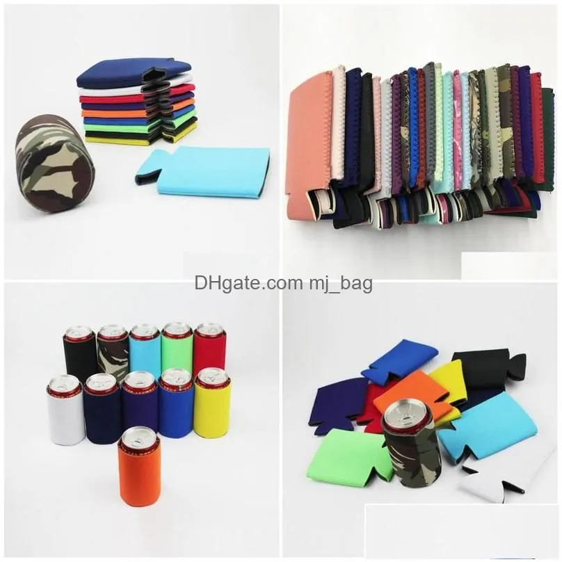 Other Event & Party Supplies Other Event Party Supplies Mixed Color Neoprene Stubby Holder Beer Can Bottle Cooler Picnic Bags For Wine Dhsje