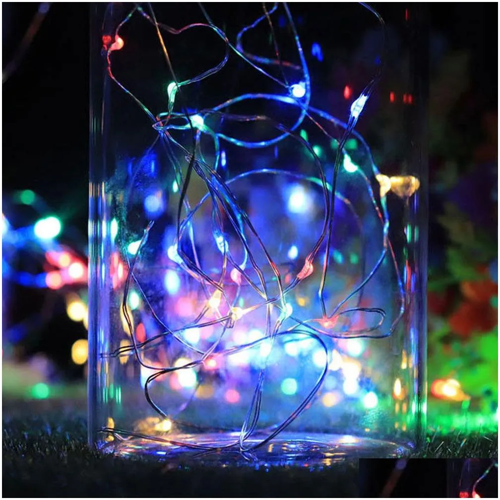 20leds light cork cork glass wine led copper string christmas party wedding holiday decoration string lights