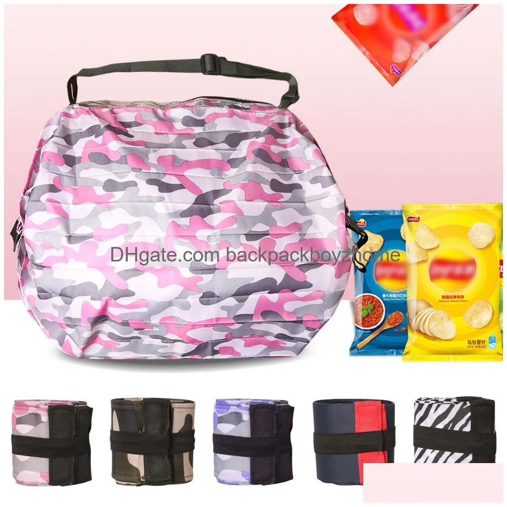 Storage Bags Supermarket Canvas Bag Foldable Shop Large-Capacity Portable Grocery Shop Waterproof Outdoor Travel Storage Bags Zxf 73 D Dhflu