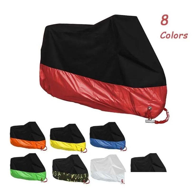 motorcycle raincoat universal motorcycle rain cover for waterproof uv protective outdoor indoor moto scooter motorbike raincover