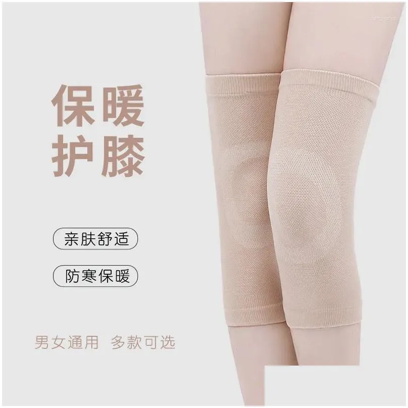 knee pads 1 pair thermal non-slip elastic brace support protector warmer legging stockings wraps