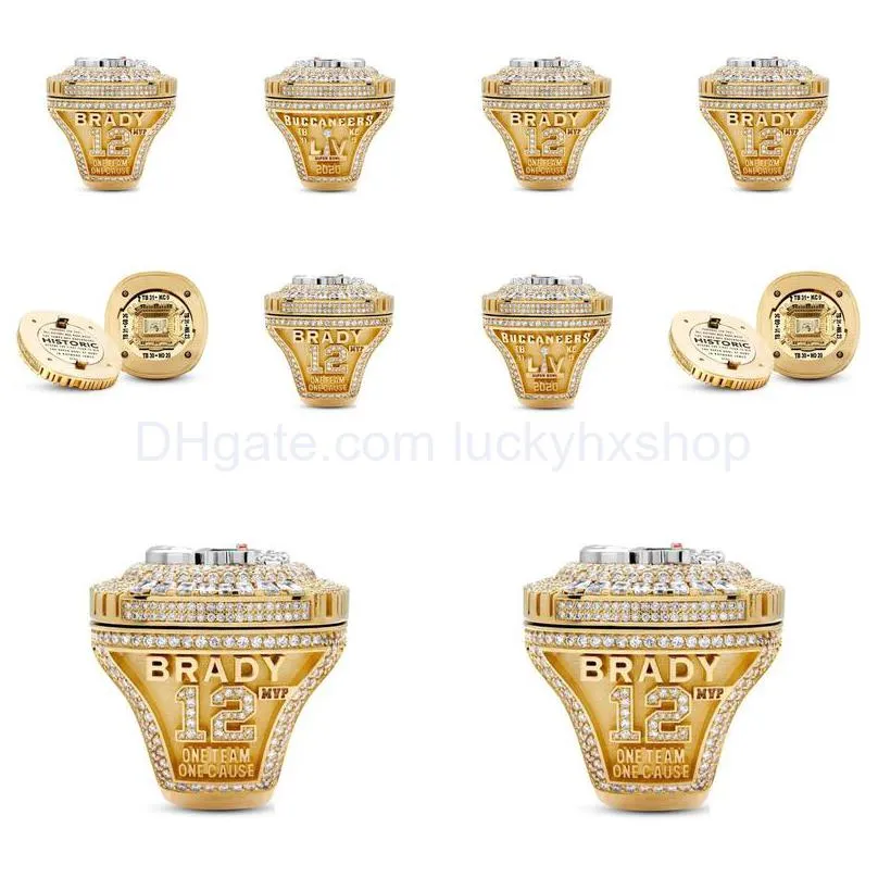 Fanscollection  Bay Pirates Wolrd Champions Team Championship Ring Sport Souvenir Fan Promotion Gift Wholesale Drop Delivery Dhjs8