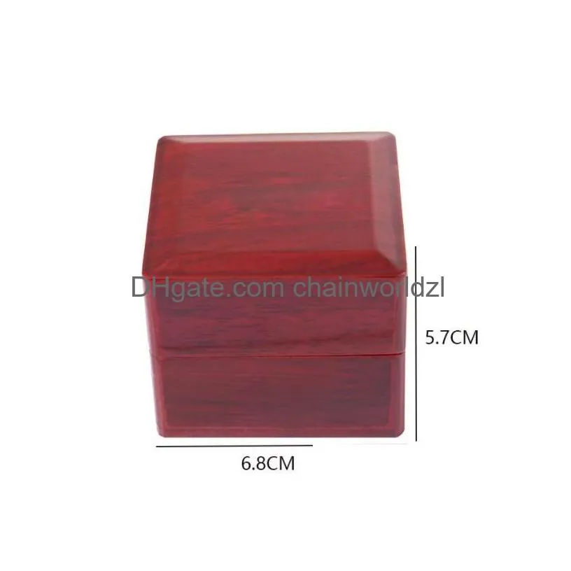 1 hole wooden display box fit for various  world series basketball football team champions championship ring souvenir