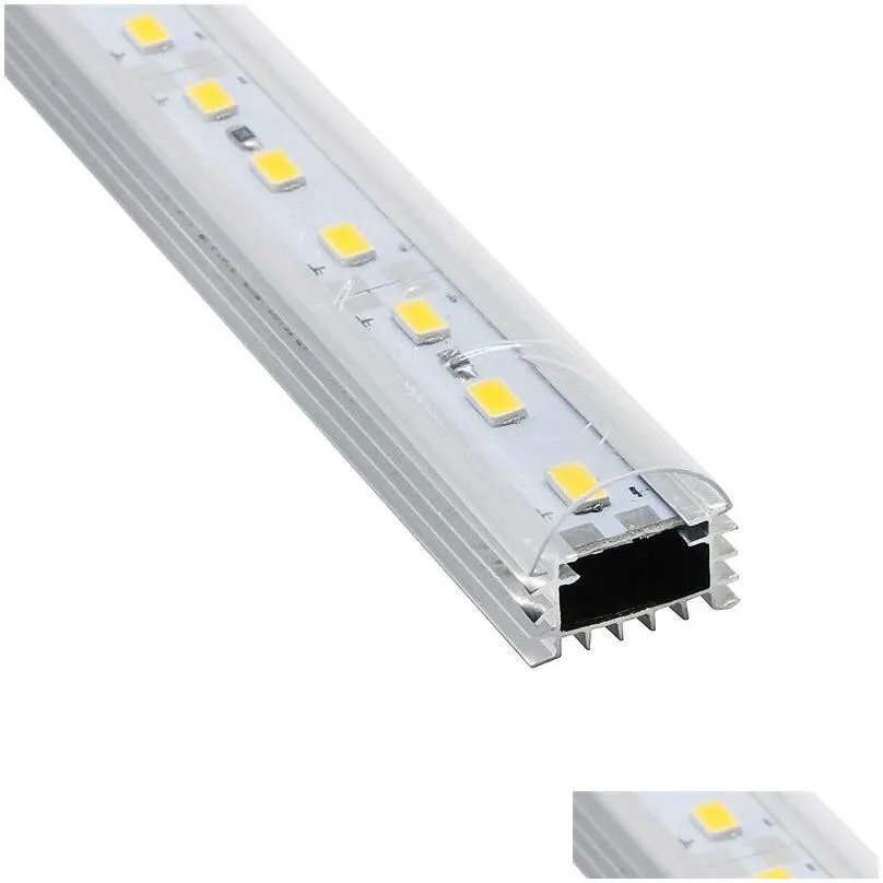 5630 smd led bar u groove light 72leds/m led rigid strip dc 12v 5630 hard led strip with pc cover