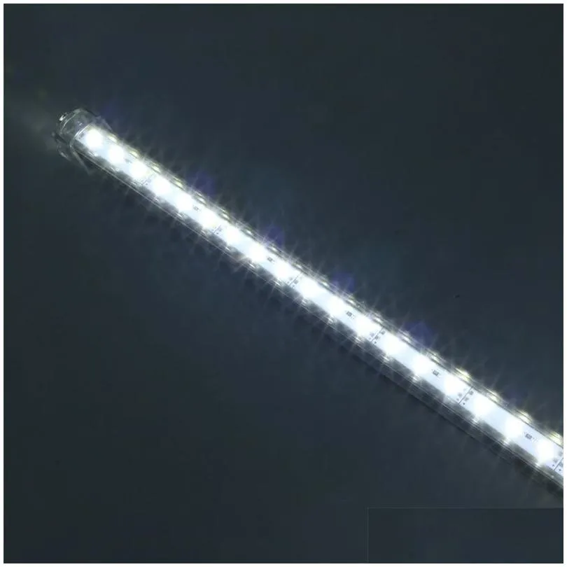 led bar light 50cm 36leds dc 12v led rigid strip smd 7020 led tube with aluminum profile and pc cover