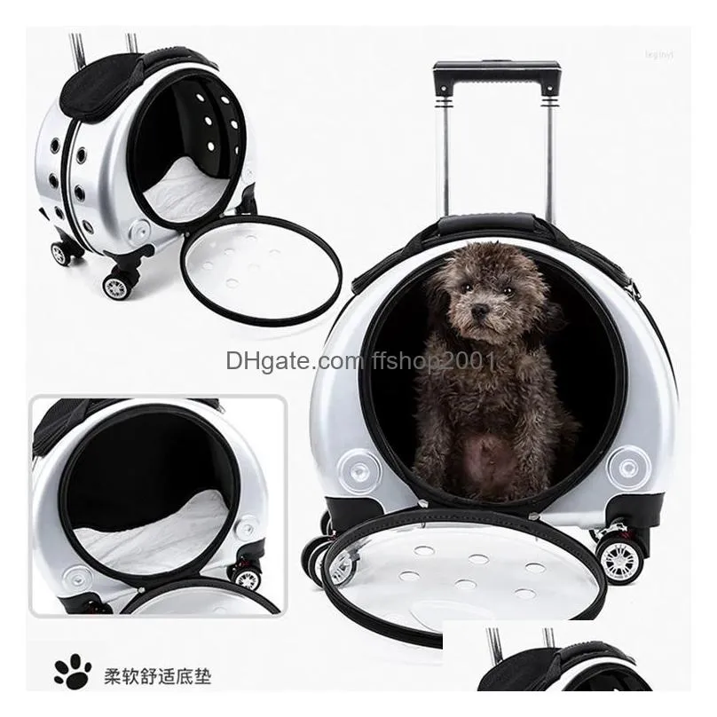 dog car seat covers pet cat trolley suitcase luggage with wheels carrying transparent breathable carrier backpack stroller