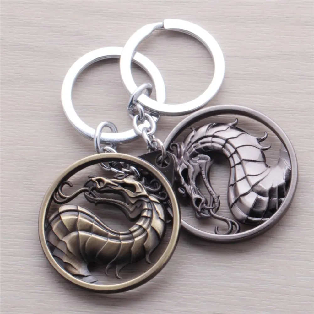 mortalkombat mortalkombat empire fighting game logo necklace keychain
