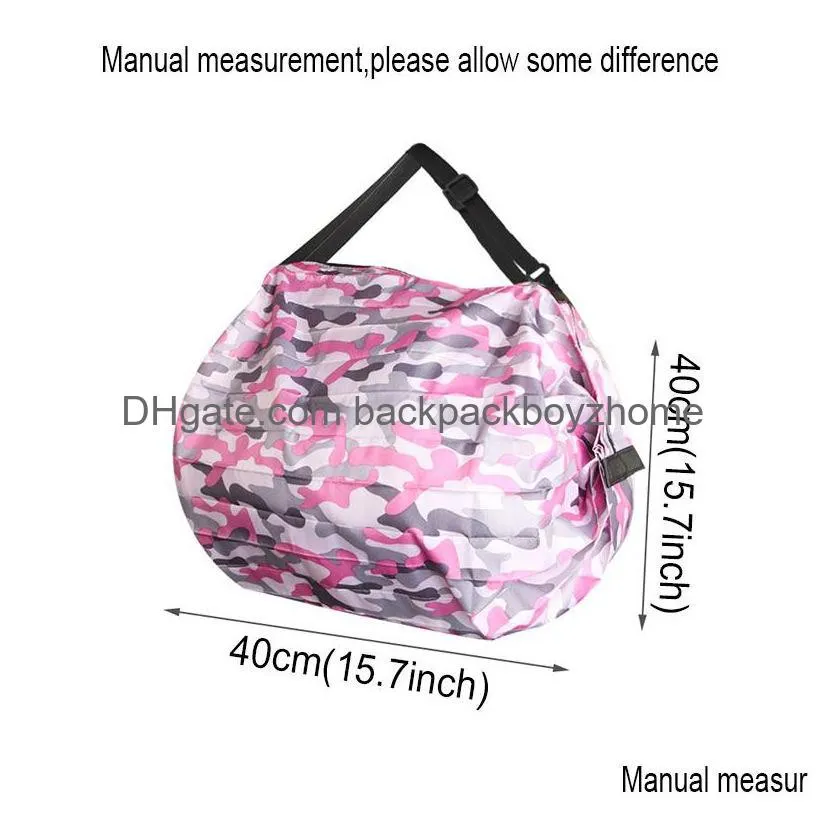 Storage Bags Supermarket Canvas Bag Foldable Shop Large-Capacity Portable Grocery Shop Waterproof Outdoor Travel Storage Bags Zxf 73 D Dhflu