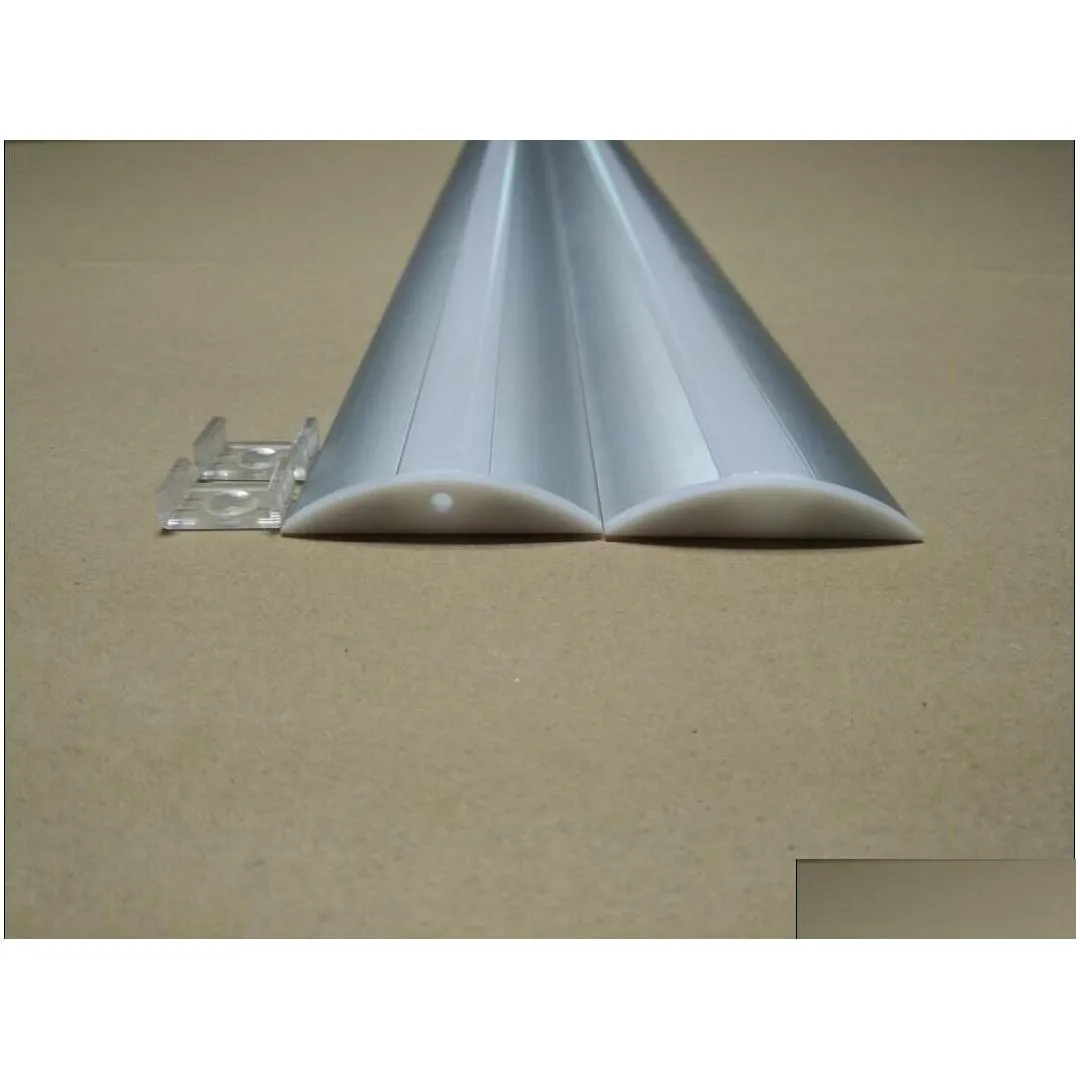2.5m/pcs selling 24pcs x 2.5m led aluminium profile for led strip with milky/transparent cover of 5630 12mm pcb