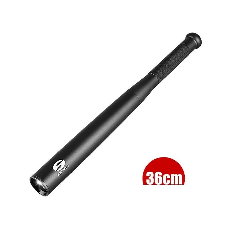  baseball bat led flashlight 450 lumens super bright torch for emergency and self defense led lights