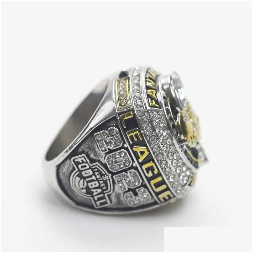 Band Rings New 2023 Ffl Fantasy Football Championship Ring Drop Delivery Jewelry Ring Dhhjj