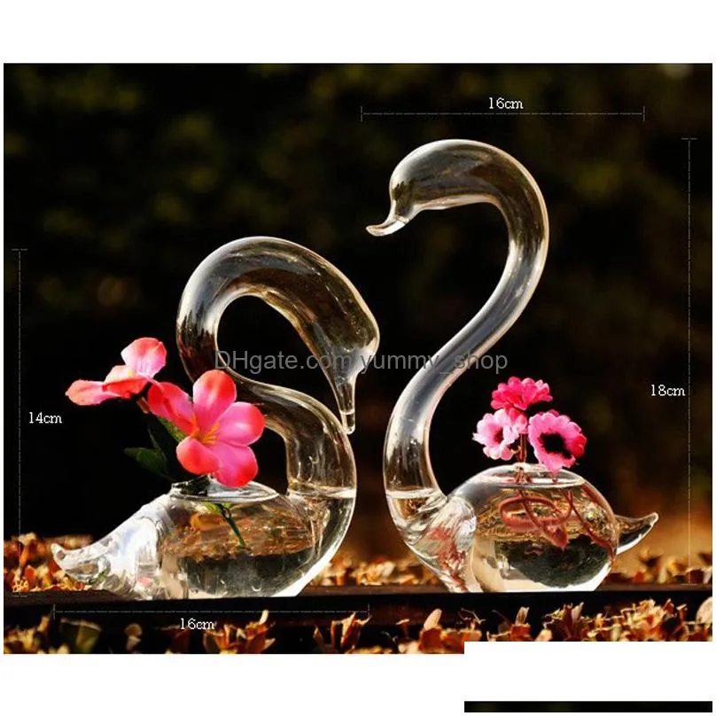 onnpnnq n glass floor vase decoration home glass terrarium vase for wedding decoration flower vases decoratives for homes265c