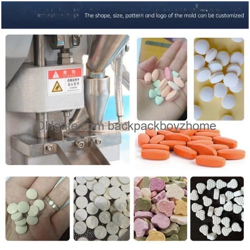 Lab Supplies Wholesale Hnzxib Tdp-1.5 Single Punch Milk Press Matic Lab Supplies Tablet Die Set For Tdp Hine Dies Drop Delivery Office Dh4Ea