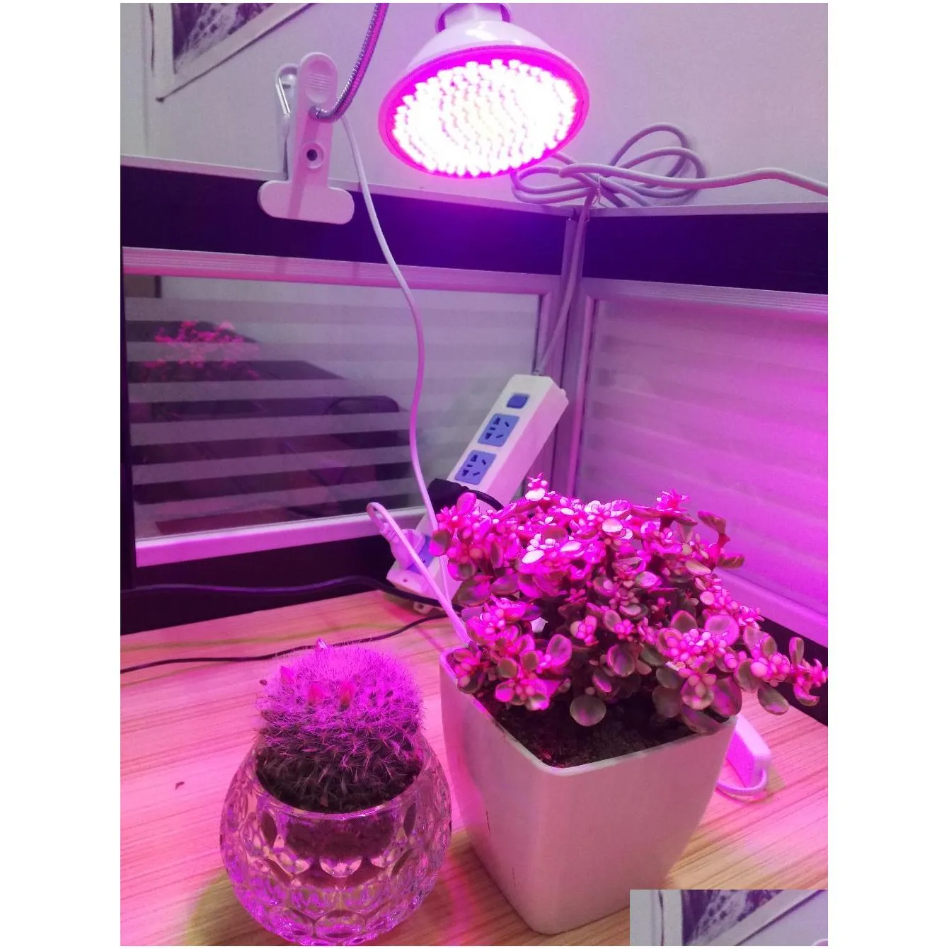 60 126 200 led grow light bulb 360 flexible lamp holder clip for plant flower vegetable growing indoor greenhouse hydroponics d2.0