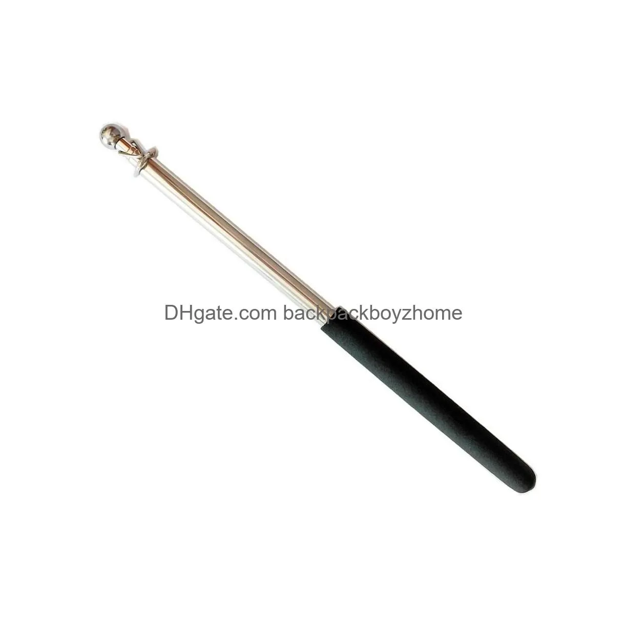 Other Office & School Supplies Wholesale Stainless Steel Telescopic Teachers Pointer School Supplies Extendable Retractable Teaching H Dhutq