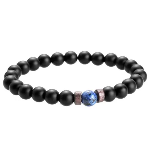 accessories mens volcanic stone bracelet natural moonstone bead jewelry european obsidian bracelet