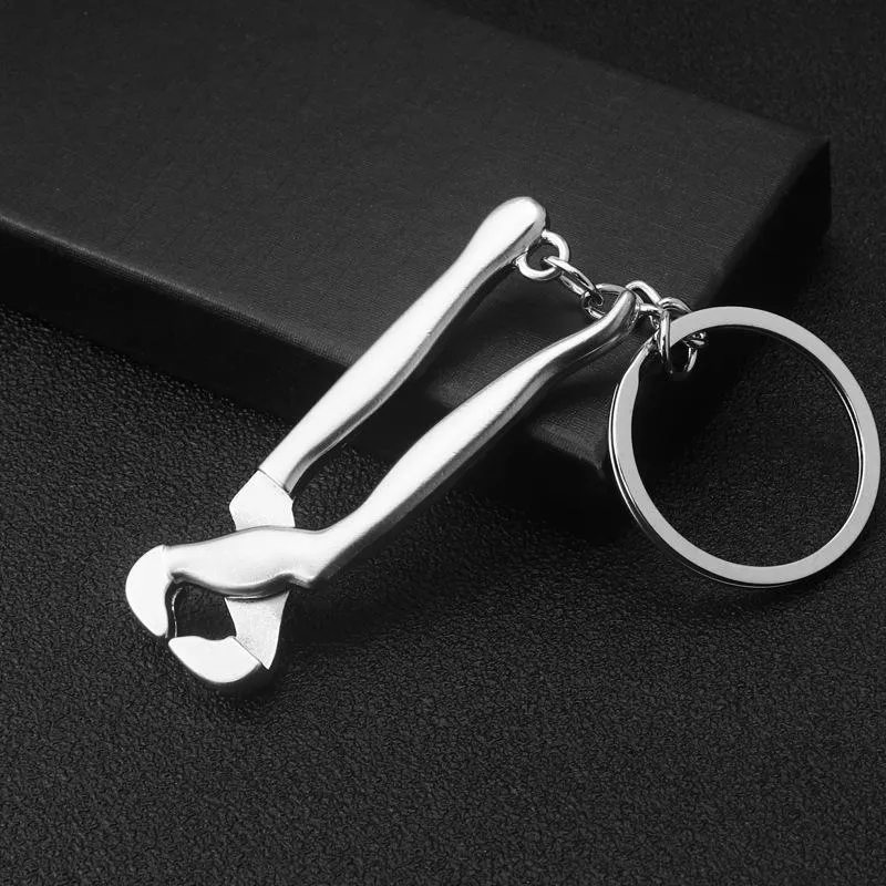 mini simulation utility key chain metal wrench pliers key pendant creative men key small gift