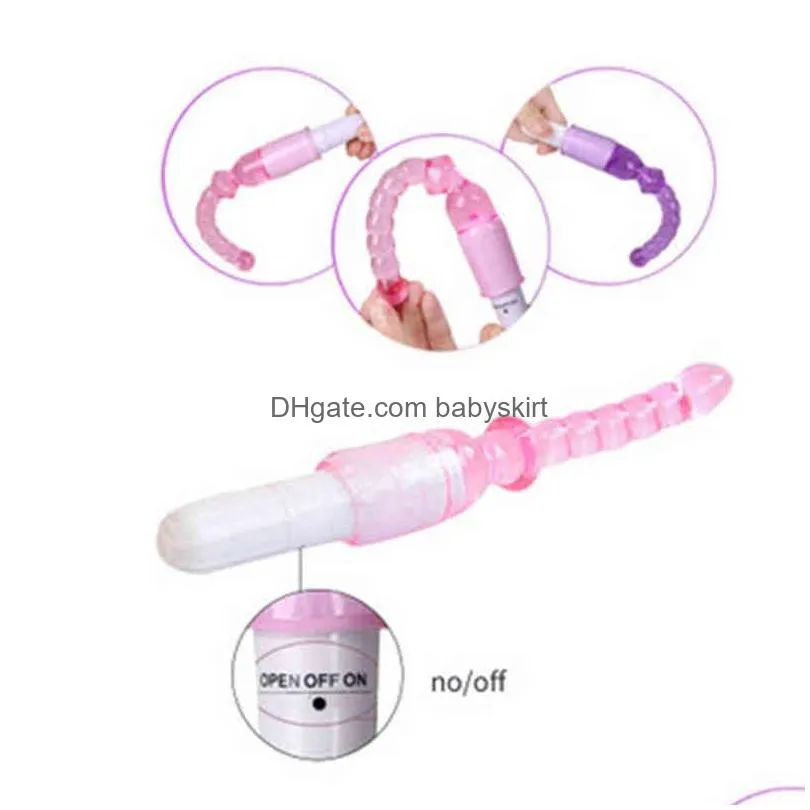 Other Skin Care Tools Nxy Vibrators 7Pcs Bdsm Set Vibrator For Women Dildos Anal Beads Butt Plug Adt Toys Couples Clitoris Stimator Ex Dhkzs