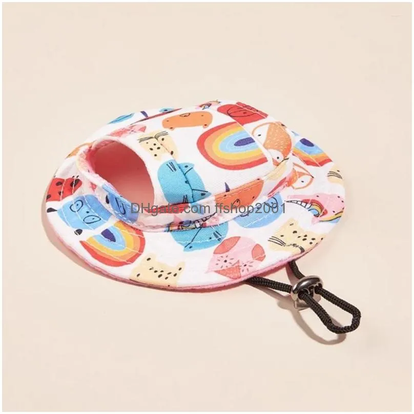 dog apparel stylish bowknot pattern hat pet headgear mild to skin dress up