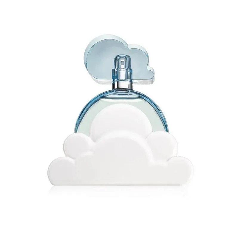 new edition 2.0 fragrance for lady blue perfume spray 100ml white cloud pink shape ariana eau de parfum charming lovely cartoon lasting fast