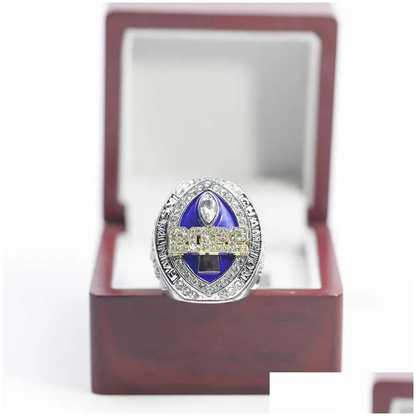 Band Rings 2022 Ffl Fantasy Football Champion Ring Oval Design Drop Delivery Jewelry Ring Dhql9