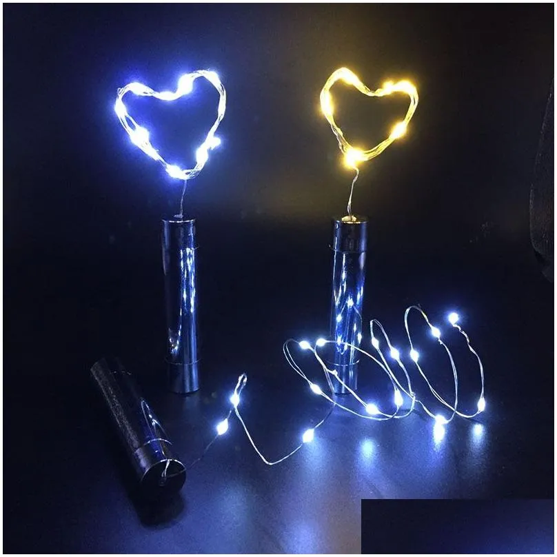 battery power warm white bottle lights led cork shape string lights for bistro wine bottle starry bar party valentines