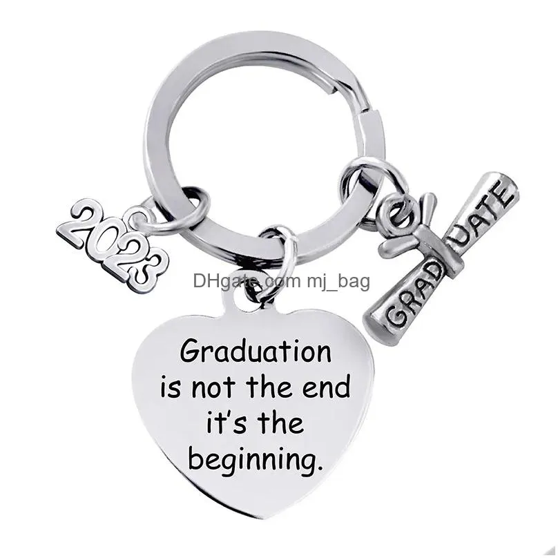 Party Favor 2023 Graduation Gifts High School College Keychain For Boys Girlssenior Graduate Master 1224115 Drop Delivery Home Garden Dhh3B