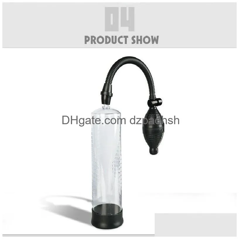 abs tube canwin men adult products penis enlarger penis pump toy for male adult penis enhance enlargment