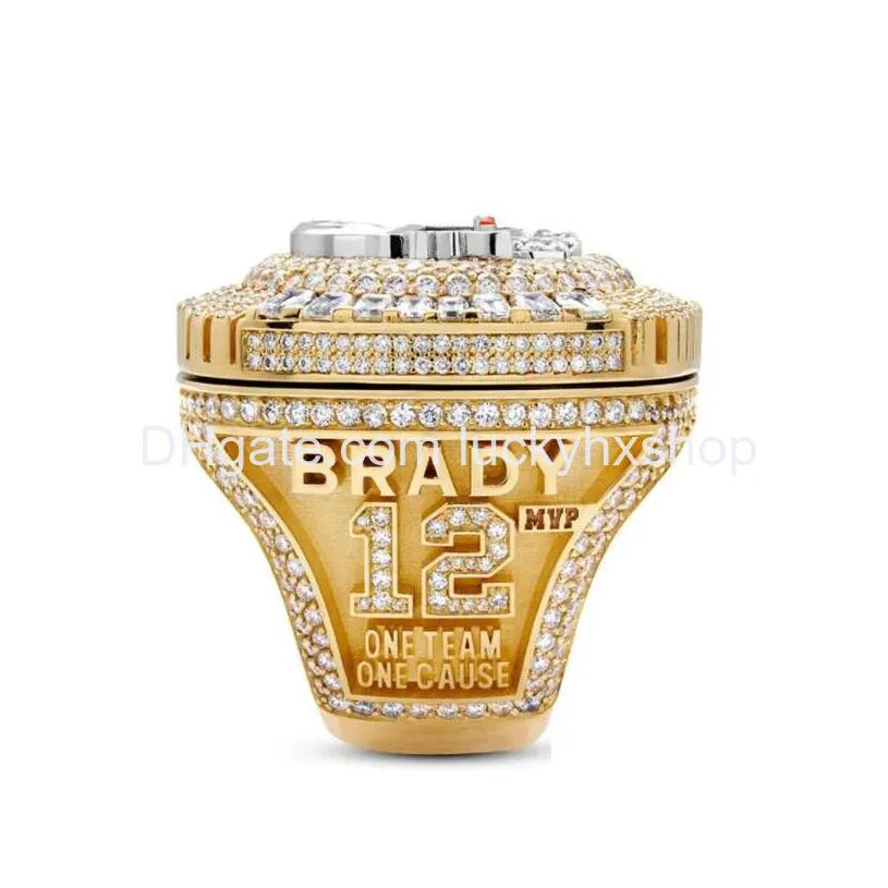 Fanscollection  Bay Pirates Wolrd Champions Team Championship Ring Sport Souvenir Fan Promotion Gift Wholesale Drop Delivery Dhjs8