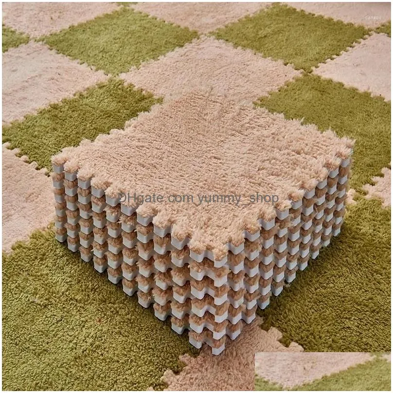 carpets 5/8/12pcs 30 30cm diy foldable for living room children kids soft carpet magicwork jigsaw splice baby climbing mat