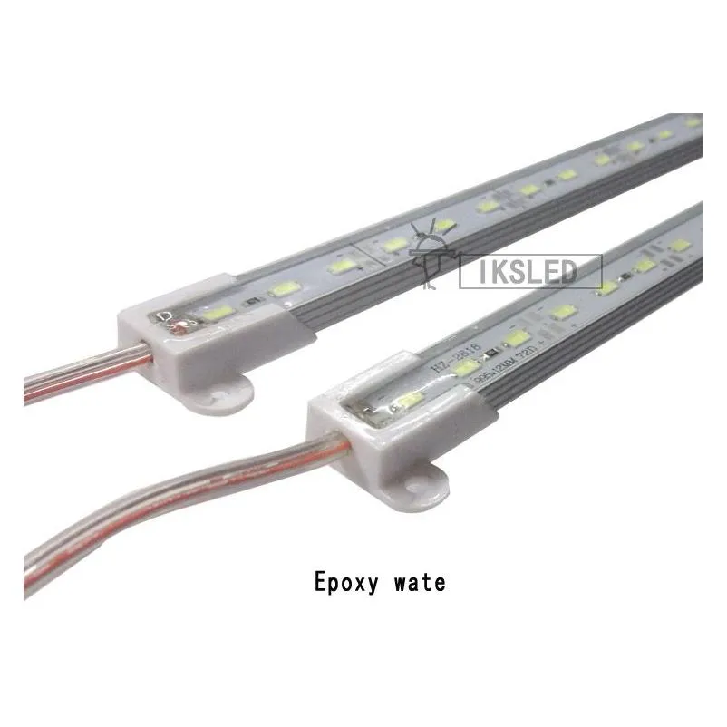 50x hard led strip waterproof ip68 5630 smd warm rigid bar 36 72 leds 1 meter 0.5m light with