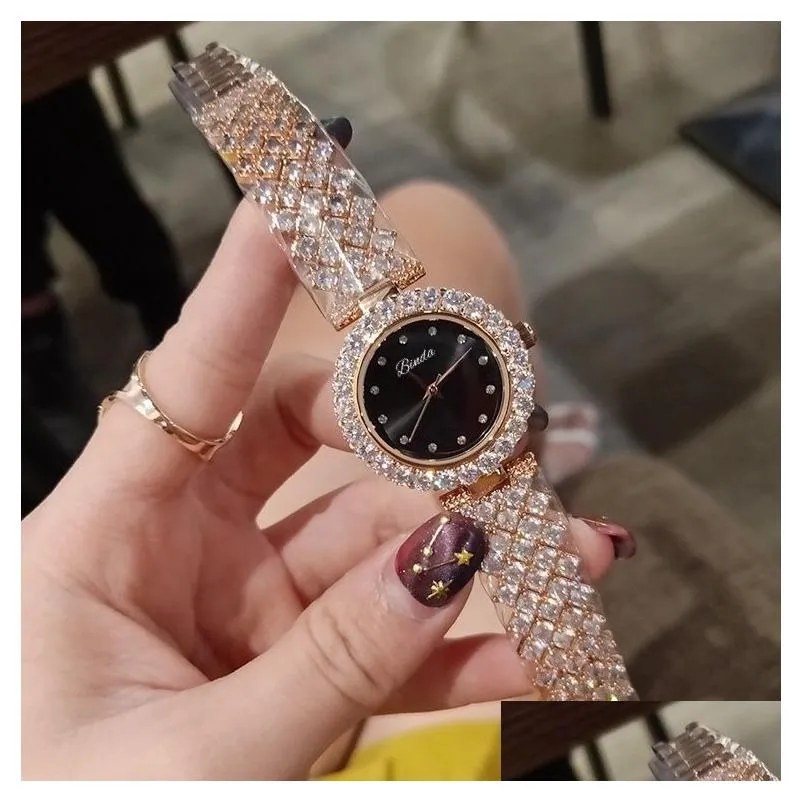 Women`S Watches 2023 Fashion Elegant Designer Womens Mens Watch Quartz Movement High Quality Women Men Diamond Wrist Watches Foe Wedd Dhvrz
