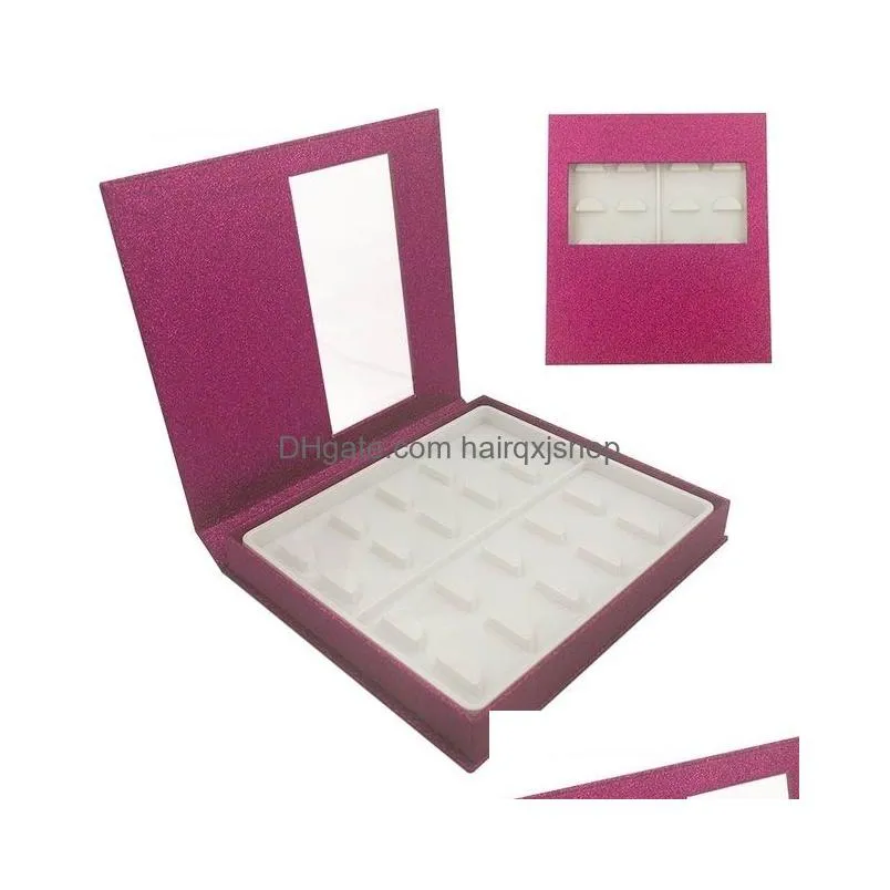 Other Makeup Sell New Eyelash Book Packaging Box 3D Mink Lashes Boxes Eyelashes Sample Catalog Display Card For Makeup Drop Delivery H Dhe0F