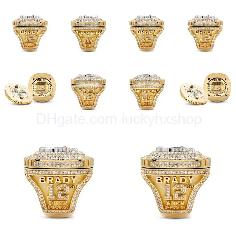 Fanscollection  Bay Pirates Wolrd Champions Team Championship Ring Sport Souvenir Fan Promotion Gift Wholesale Drop Delivery Dhmcn