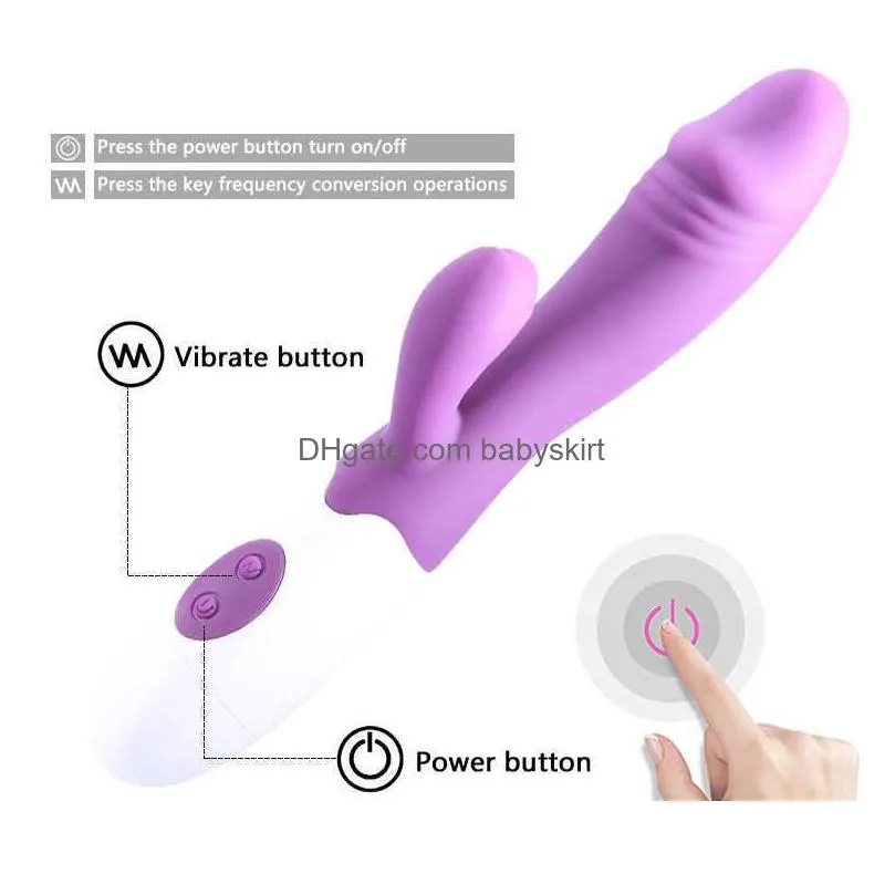 Other Skin Care Tools Sile Dildo Vibrator For Women Vagina Mas G Spot Rabbit Anal Pussy Stimator O Toys Adt Shop Drop Delivery Health Dhg4D